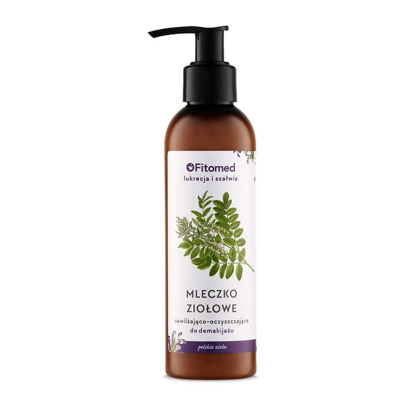 Fitomed Mleczko Ziołowe do demakijażu „Lukrecja i szałwia” 200ml Fitomed Mleczko Ziołowe do demakijażu „Lukrecja i szałwia” 200ml